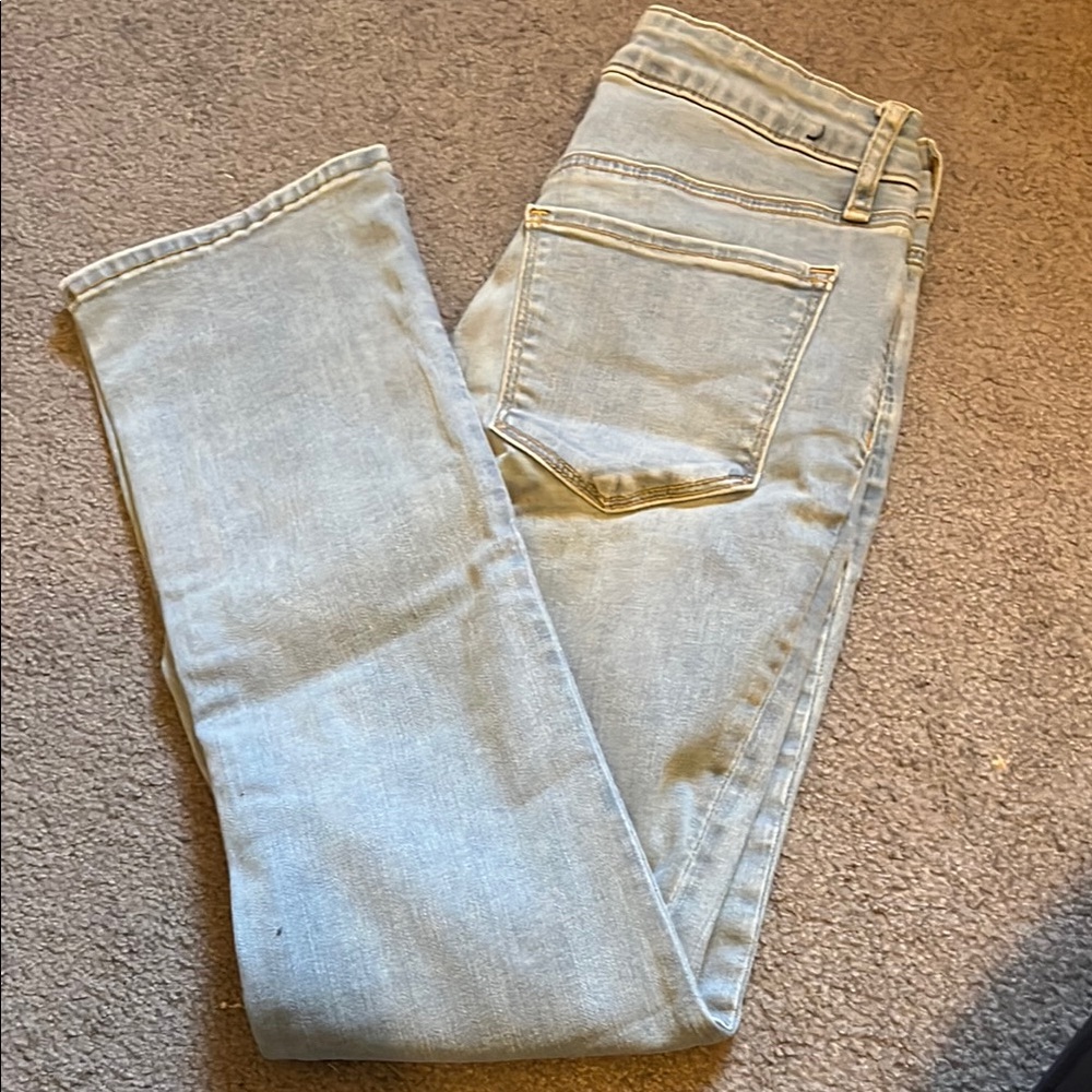 GAP Women's Light Blue Ankle & Cropped Jeans